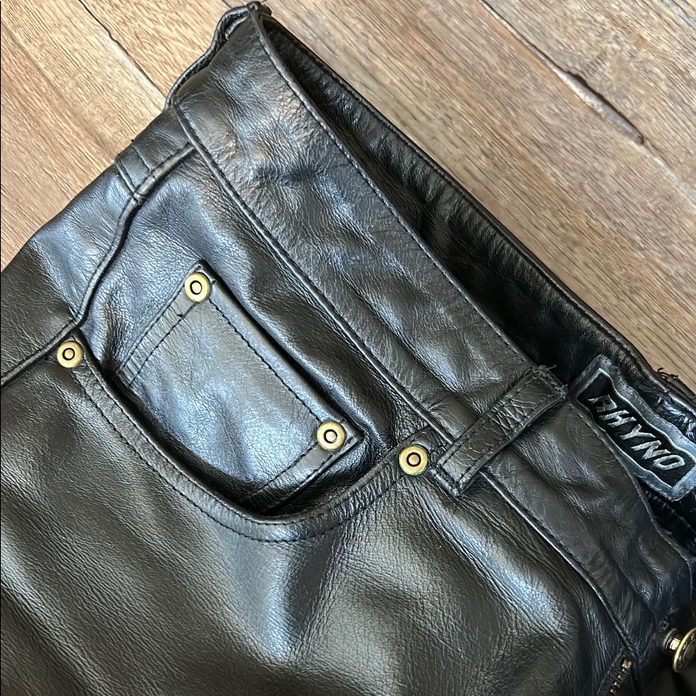 Rhyno Leather Motorcycle Pants - Picture 6 of 9